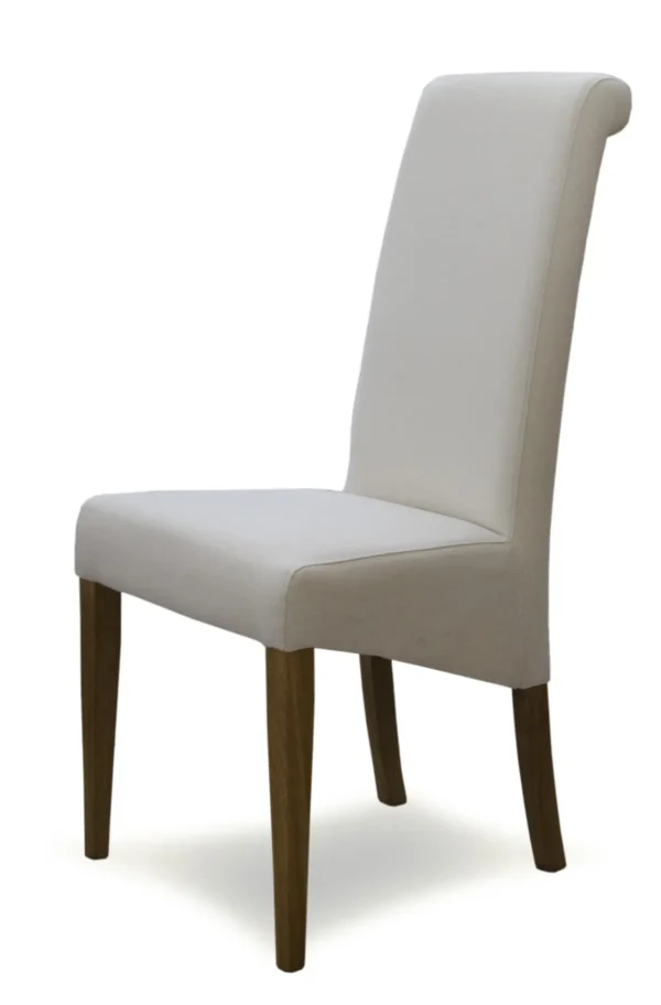 Italia Ivory Fabric Chair