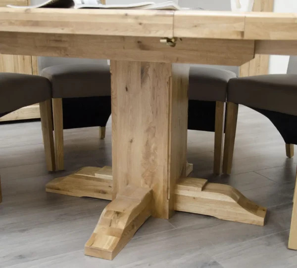 Deluxe Round Extending Table 1250+(1x550) - Image 7