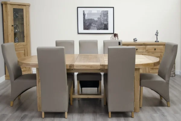 Deluxe Super Oval Extending Table 2100+(2x400) - Image 3
