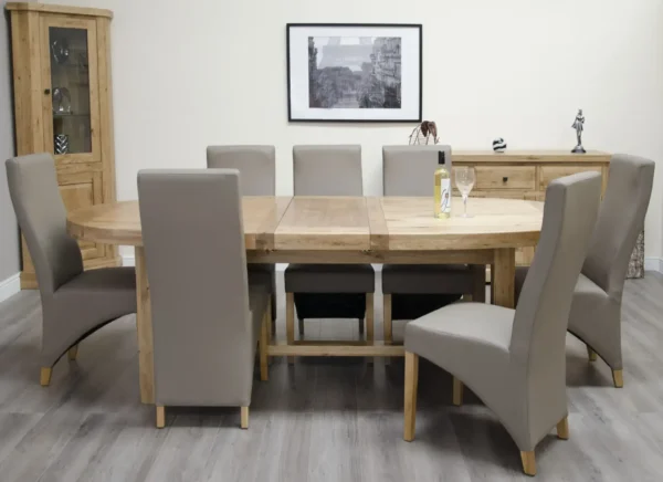Deluxe Super Oval Extending Table 2100+(2x400) - Image 4