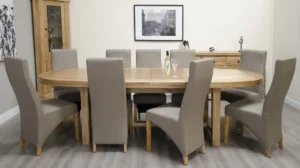 Deluxe Super Oval Extending Table 2100+(2x400)