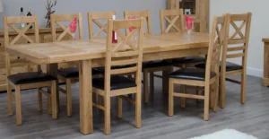 Deluxe Twin Leaf Extending Table 1800+(2x400) X 1000