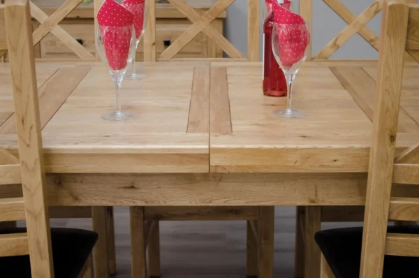 Deluxe Twin Leaf Extending Table 1800+(2x400) X 1000 - Image 10