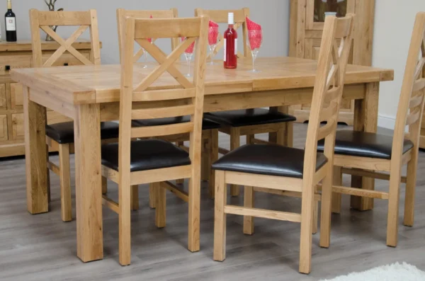 Deluxe Twin Leaf Extending Table 1800+(2x400) X 1000 - Image 11