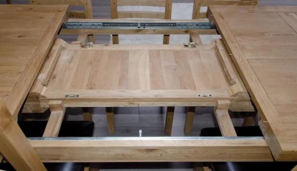 Deluxe Twin Leaf Extending Table 1800+(2x400) X 1000 - Image 12