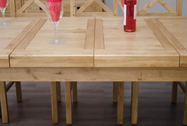Deluxe Twin Leaf Extending Table 1800+(2x400) X 1000 - Image 4