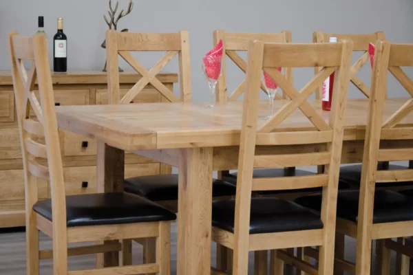 Deluxe Twin Leaf Extending Table 1800+(2x400) X 1000 - Image 7