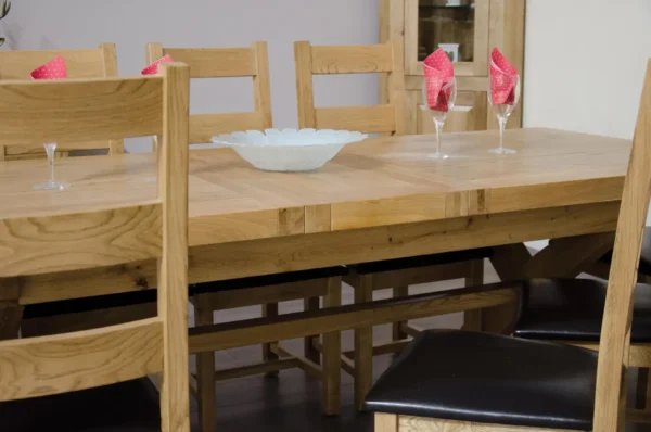 Deluxe X-LegTwin Leaf Ext Table 2000+(2x400) X 1000 - Image 2
