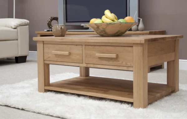 Opus 3 x 2 Coffee Table with Drawers - Image 2