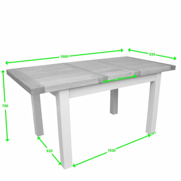 Painted Deluxe 1200 extending table - Image 4