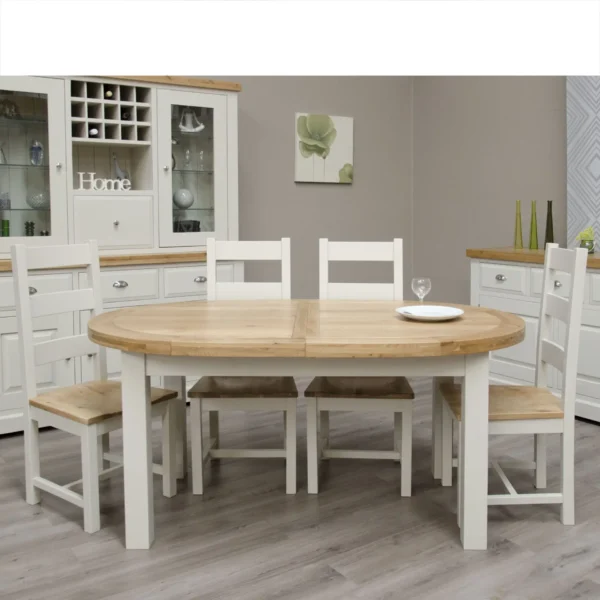 Painted Deluxe Oval table