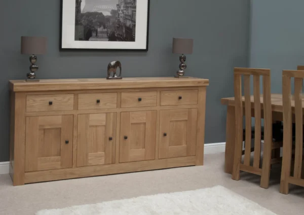 Bordeaux 4 door 4 drawer sideboard - Image 2