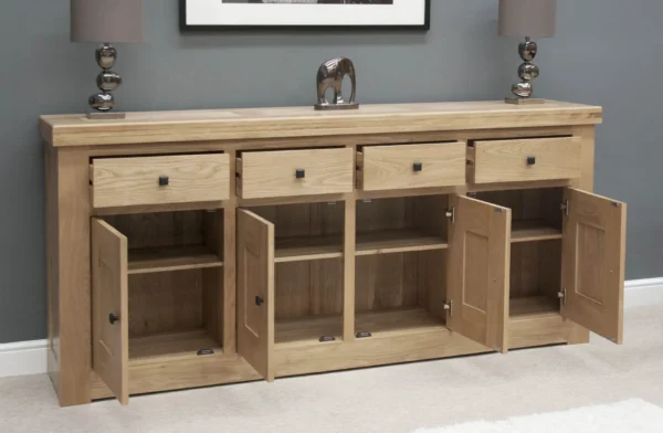 Bordeaux 4 door 4 drawer sideboard - Image 3