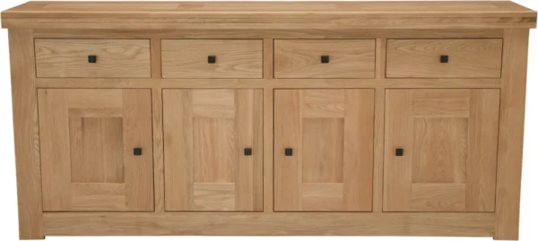 Bordeaux 4 door 4 drawer sideboard - Image 4