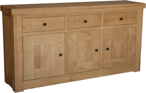 Bordeaux 3 door 3 drawer sideboard - Image 2
