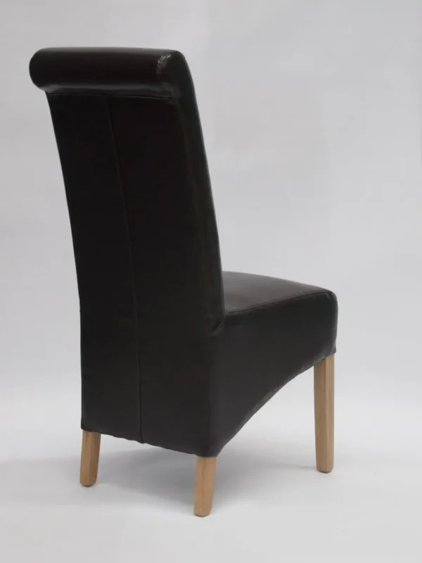 Richmond Brown Dining Chair - BONDED - Image 2