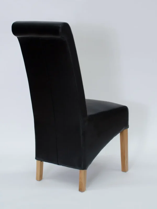 Richmond Noir Dining Chair - MATT BONDED - Image 2
