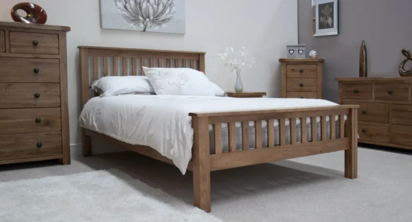 Rustic Oak Bed