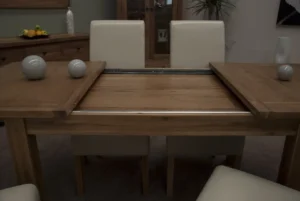 Rustic Oak Extending Dining Table