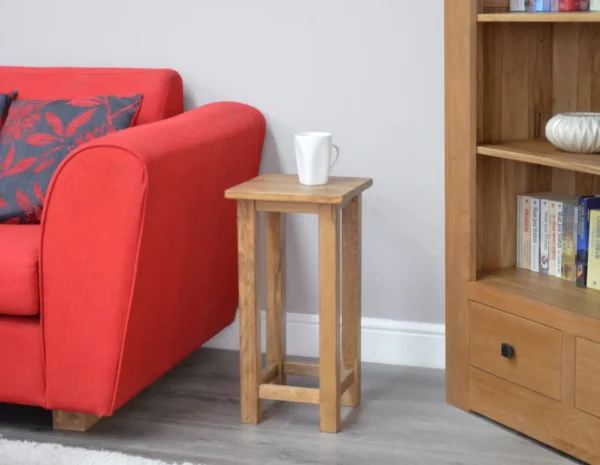 Rustic Occasional Square Lamp Table