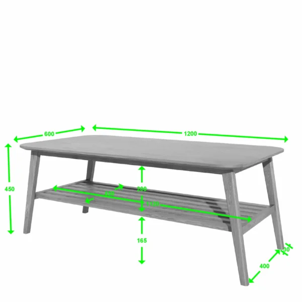 Scandic 4'x2' Coffee Table - Image 2