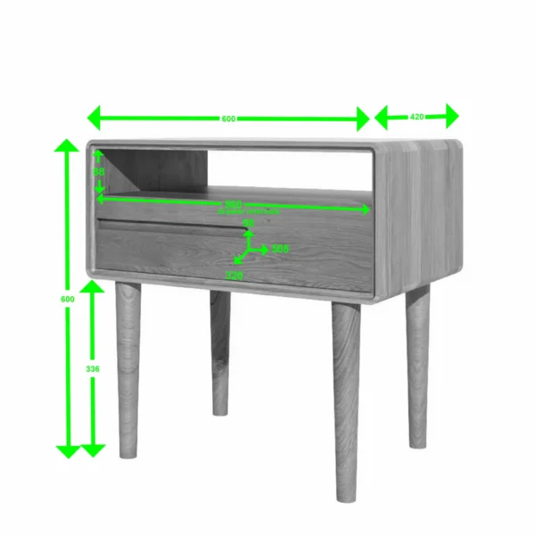 Scandic Lamp Table - Image 2