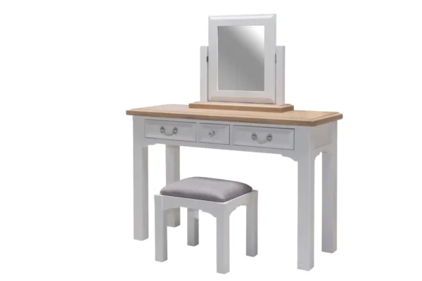 Eden Dresser, Mirror & Stool