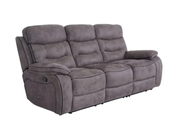 The Noah Range / Collection Light Grey Endurance Fabric Sofa - Image 4