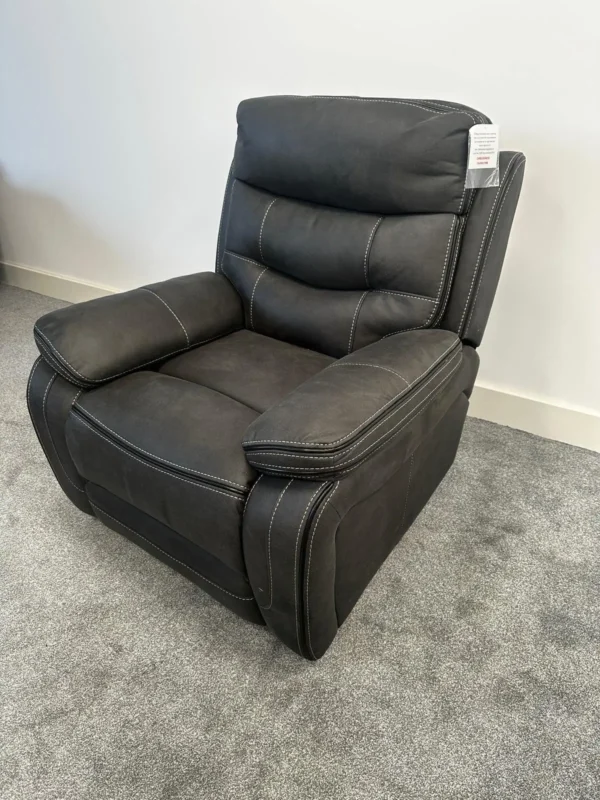The Roman Dark Grey Endurance Fabric Sofa Range - Image 7