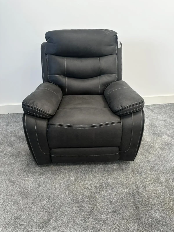 The Roman Dark Grey Endurance Fabric Sofa Range - Image 6