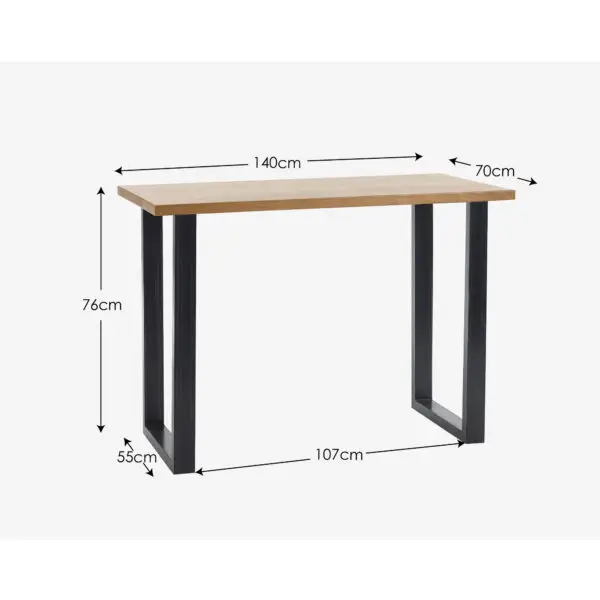 Brooklyn Bar Table Oak - Image 6