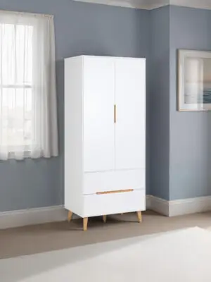 Alicia Combination Wardrobe - White