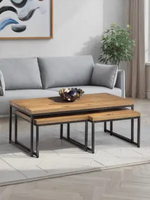 Brooklyn Nesting Coffee Tables - Oak