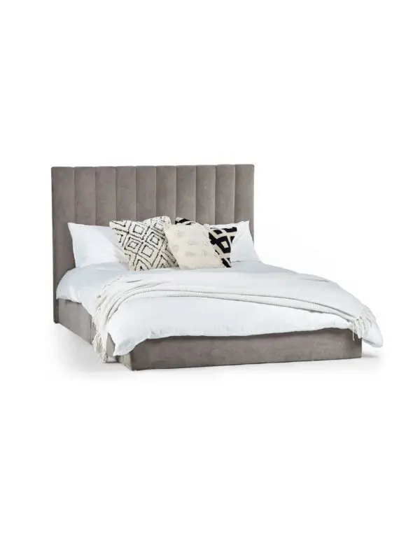 Eloise 135cm Double Bed - Grey - Image 2