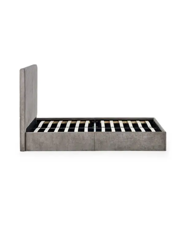 Eloise 135cm Double Bed - Grey - Image 6