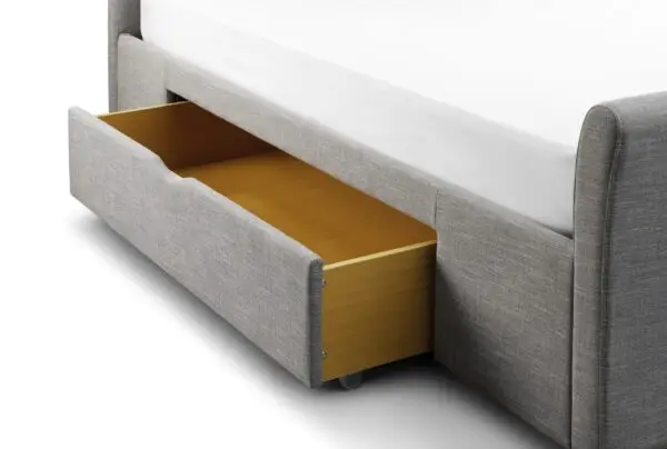 Capri Light Grey with Drawers 135cm Double Bed - Image 4